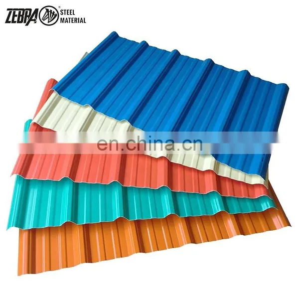 Color Blue RAL 5015 Corrugated Metal Roof Tile Sheet Price photo-3