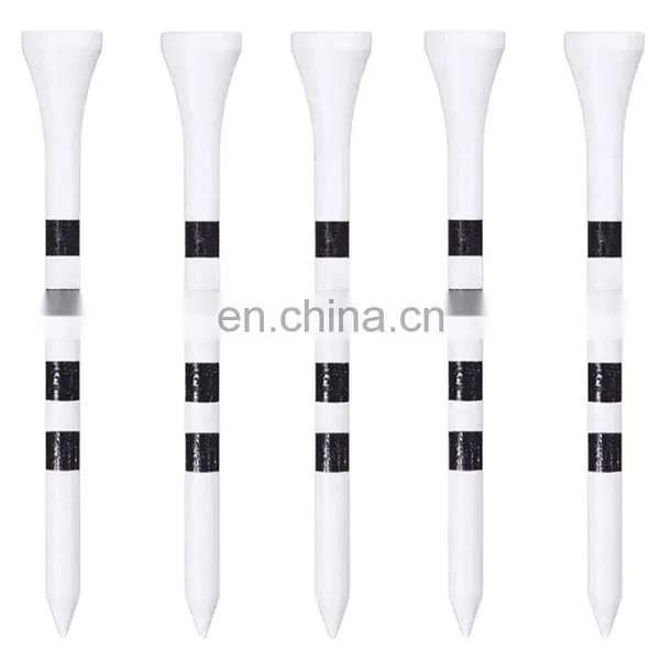 OEM High Quality Golf Wooden Bamboo Tees Colorful Bulk Natural Eco-Friendly 42mm/54mm/83mm Golf Ball Tee photo-4