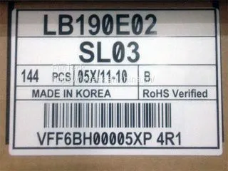 LB190E02-SL03 LG 19.0 Inches Panel Type A-Si TFT-LCD photo-3