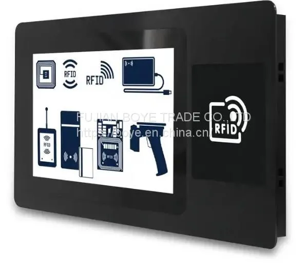 10.1 inch ture flat all-in-one tablet pc RFID reader rk3288 android panel pc with capacitive touch lcd screen