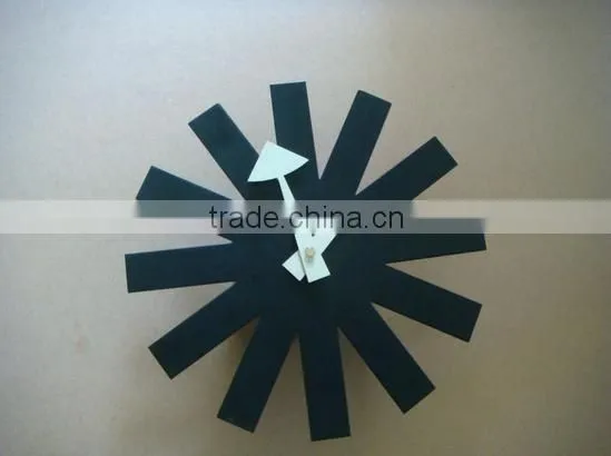 Fashion Decorative Black Asterisk Clock Wall Clock photo-2