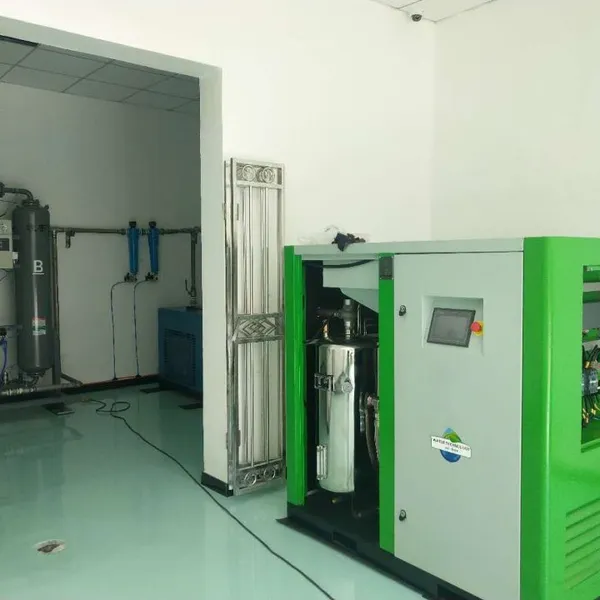 Saman water-lubricated/dry-type oil-free screw air compressor, with zero oil content