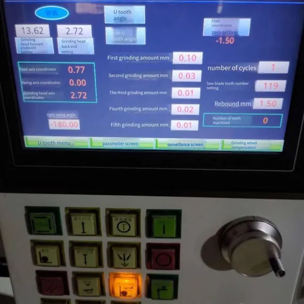 Aoxiang Fully Automatic Cnc Alloy and Cold Saw Tooth Grinding Machine Ax800-b6 photo-2