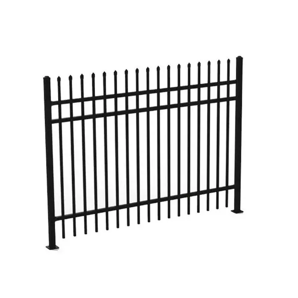 Decorative Tubular Aluminum Wrought Iron Fence for Garden Landscaping