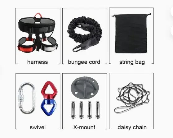 Aerial Yoga Cord Pilates Elastic Suspension Sling Trainer Bungee Pull Rope photo-5