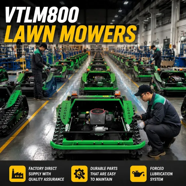 Ручная газонокосилка для склонов VTLM800, работающая от батареи, с возможностью наклона от 0 до 60 градусов, самодвижущаяся