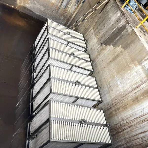 Water Core Sx-fmbr-1 Curtain Mbr Membrane Module, Reclaimed Water Reuse Reinforced Pvdf Hollow Fiber Membrane, Non-breaking, High-strength and Anti-pollution photo-2