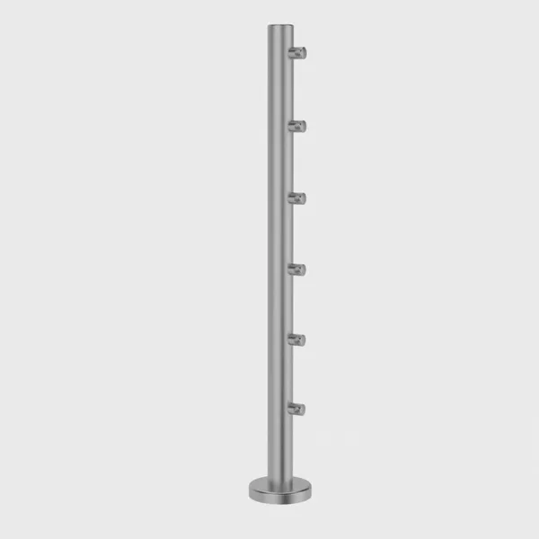 Glass Guardrail Support Post for Commercial Interiors photo-3
