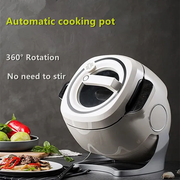 Panela Elétrica Automática Mo-Qdmech SC0571 6L Antiaderente Fácil de Limpar Panela Interna Esférica para Cozinha Familiar