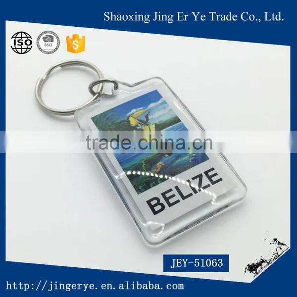 Customized Square Photo Frame Keychain photo-2