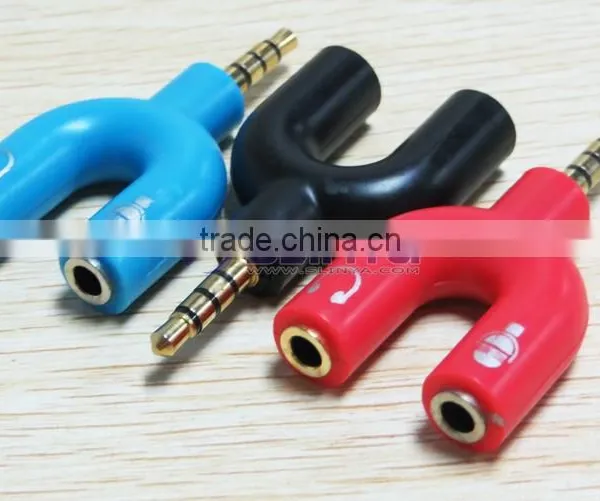 Y Splitter Adapter Cable Male 3.5mm to 2 Female 3.5mm Socket Earphone Extension Cable photo-5