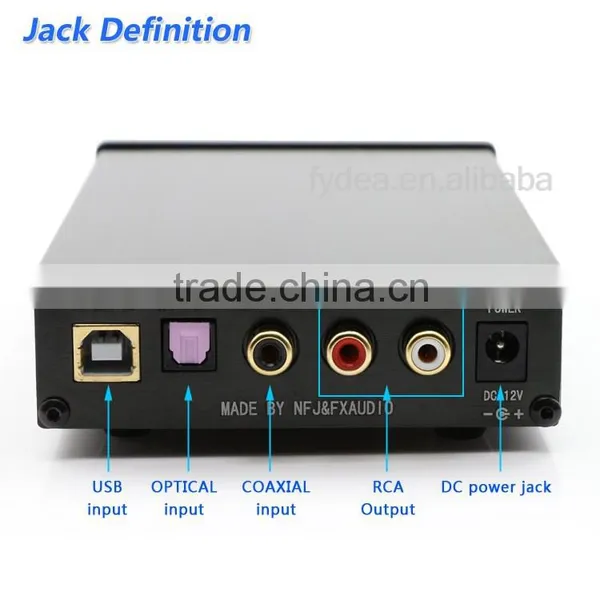 FX-Audio DAC-SQ5 HIFI 2.0 Audio Digital Decoder Amplifiers USB DAC / Fiber / Coax / USB Input / PCM1794 photo-3