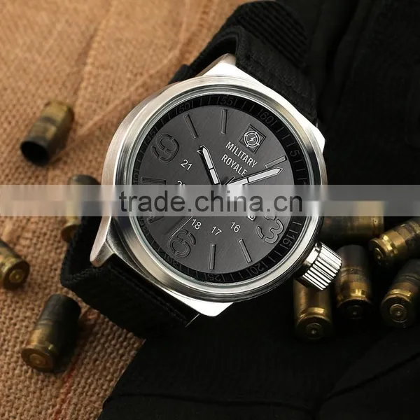Brand Men's Army Style Black Dial Military Royale Watch MR075 photo-4