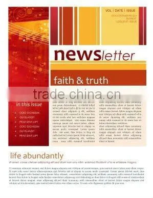 Beautiful Newsletter Template Design