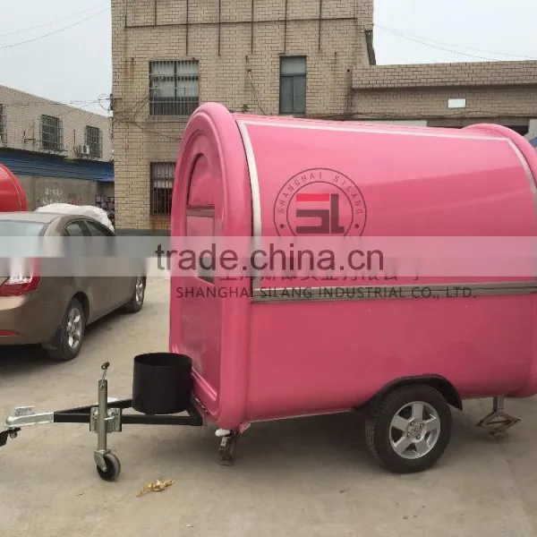 SILANG SL-6 Pink Food Truck Multi-functional Mobile Food Trucks Mobile Food Carts photo-2
