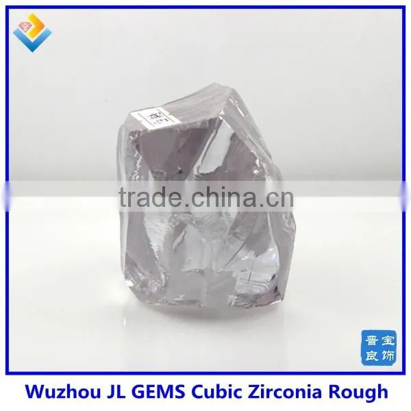 Synthetic White Rough CZ / Cubic Zirconium Of Make In China photo-2