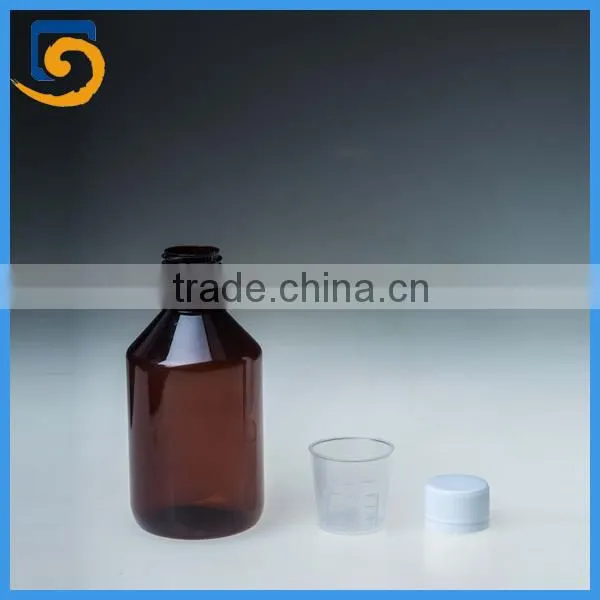 250ml PET Plastic Oral Liquid Bottle With Safty Cap photo-2