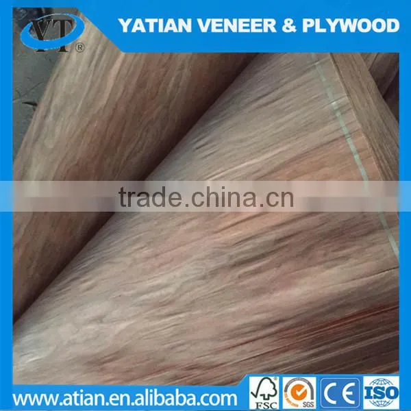Natural Wood 0.25-0.3mm Furniture Face Water Gum Veneer photo-3