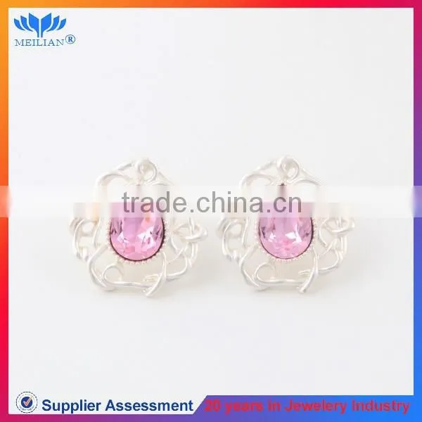 High Quality Waterdrop Shaped Caystal Stud Earrings for Women Earring Stud photo-4