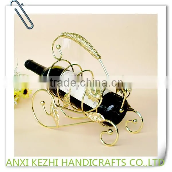 KZ9-60012 Bottle Frame, Wrought Iron Creative Sunflower Wine Rack Table Decoration photo-6