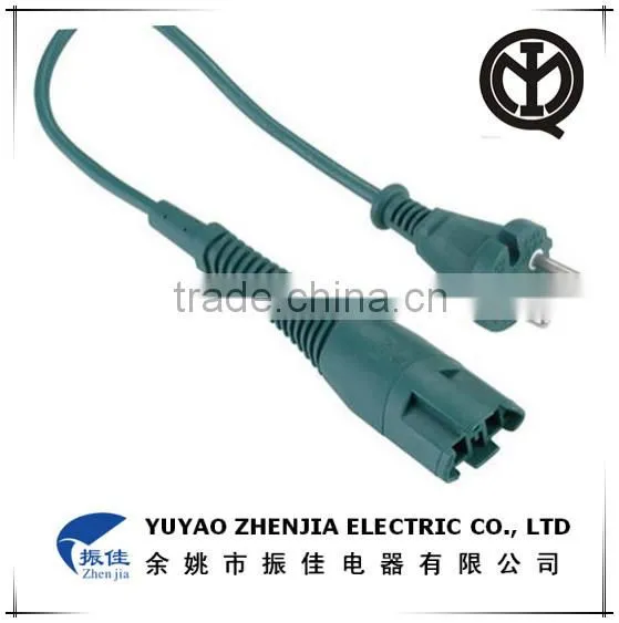 Two Pin Plug Power Cord With End for Italy photo-2