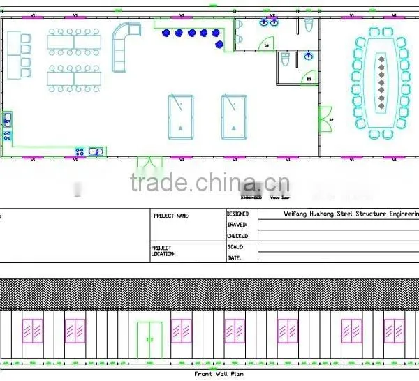 Customized Fast Assembling Low Cost Light Steel Framing Prefab Office photo-3