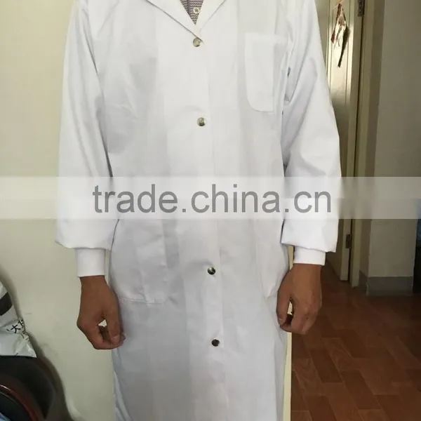 100% Cotton White Lab Coat Cotton