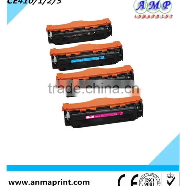 Manufacture Conmpatible Toner Cartridge Supplier CE410/411/412/413A Laser Printer Cartridge for HP Printers Bulk Buy From China photo-2