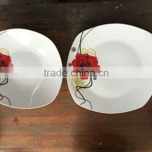 Full Decal Cheap Dinner Plate/ Porcelain Dinner Plate photo-2