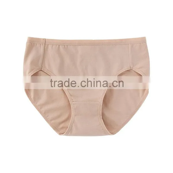 Women Brand Name Net Cotton Pink Basic Tight Underwear photo-2