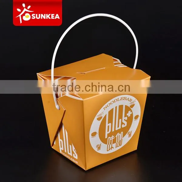 Healthy Fast Food Paper Box With Handle, Food Packaging Container Quality Choice photo-4