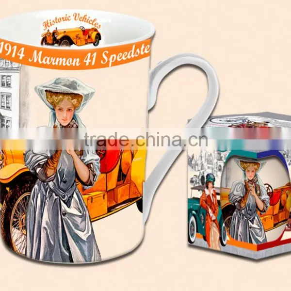 CARMANI Gift Set - Mug OLD VEHICLES Design