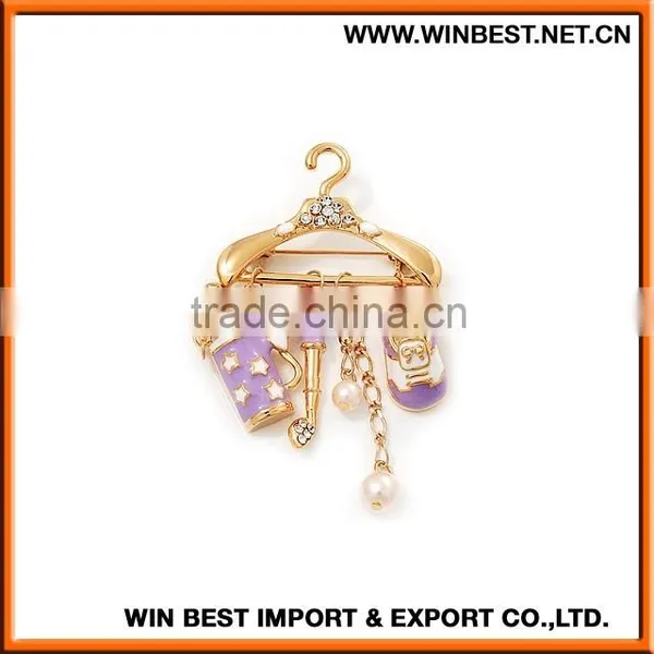 2015 New Design Brooches for Women, Flower Brooch, Cheap Rhinestone Brooch for Wedding in Bulk photo-6