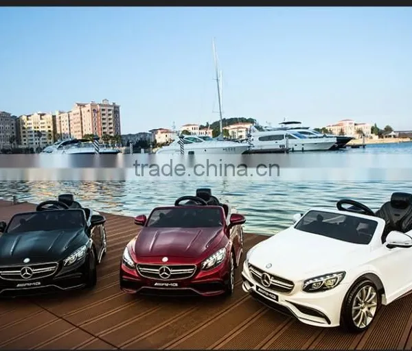 Licensed Mercedes Benz S63 Licensed Kids Electric Toy Ride on Car 12v Battery Powered photo-5