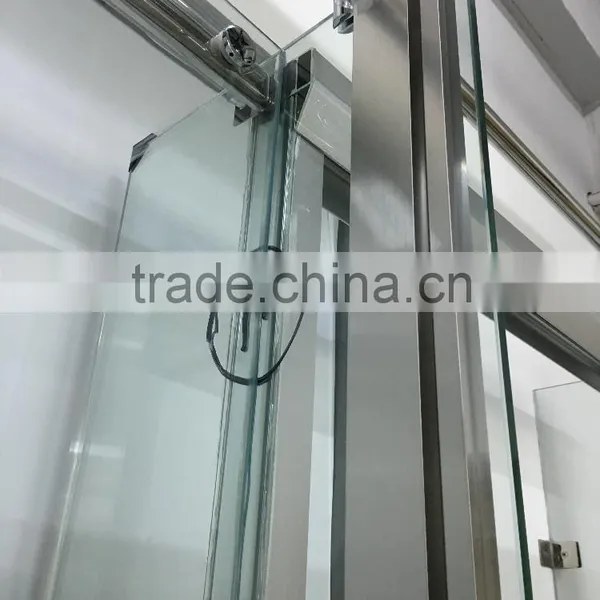 Straight Open Style With Frame Tempered Glass Enclosure Shower Screen With CCC photo-2