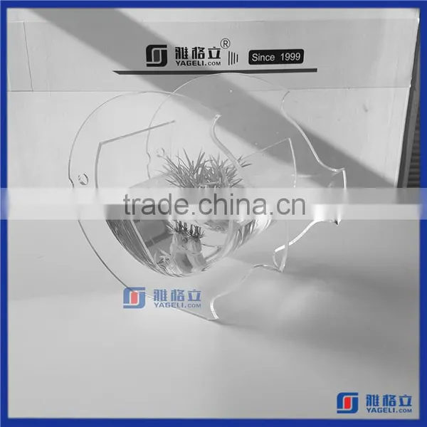 Manufacturer Custom Acrylic Fish Tank Aquariums / Acrylic Flower Vases / Desktop Acrylic Fish Aquariums / Acrylic Fish Bowls photo-6