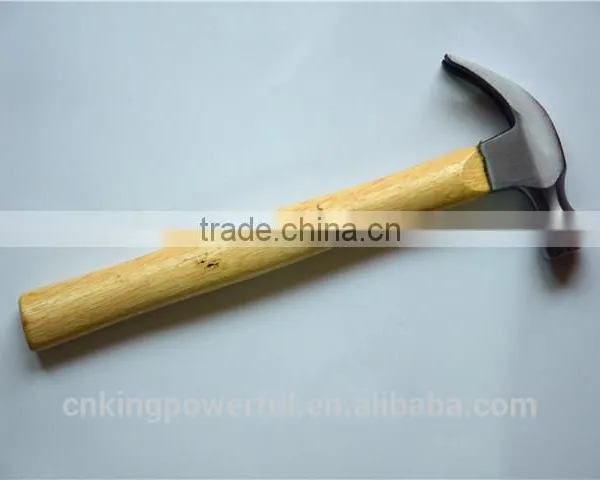 High Quality Claw Hammer (rubber &wooden Handle) Hand Tools Garden Hammer photo-3