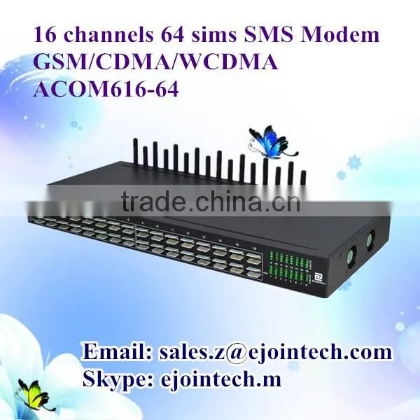 Ejointech 8/16/32/64 Ports Goip Voip Bulk Sms Sending Device SMS Modem photo-2