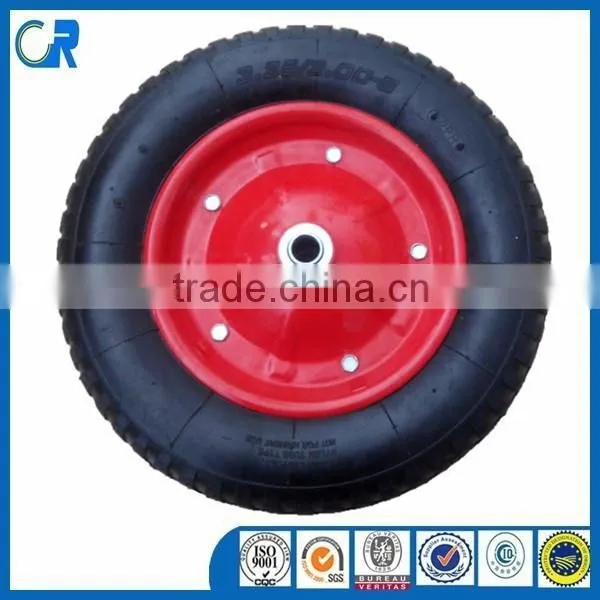 Cheap Wheel Barrow Nylon Inflatable Air Tyre 3.00-8 photo-2