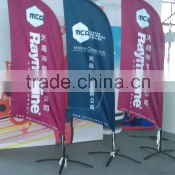 Flying Advertising Feather Sharp Flag Banner Beach Flag photo-5