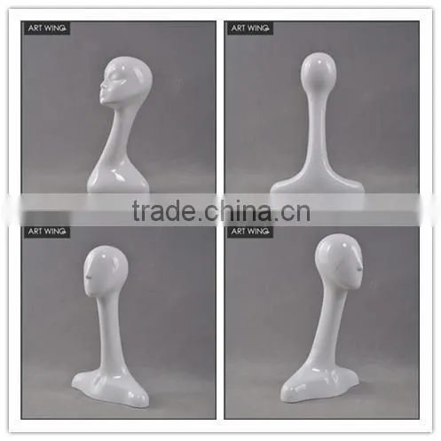 Long Neck Realistic Maniquies Women Heads to Display for Wigs photo-2