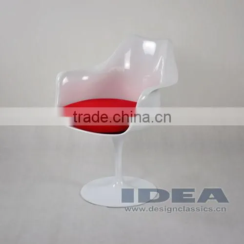 Red Cushion for Replica Eero Saarinen Tulip Arm Chair photo-4