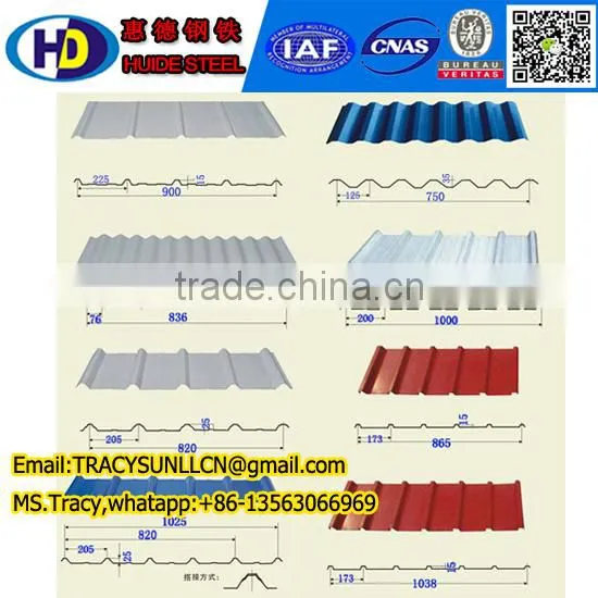 Colourful Galvanized Sheet Material Corrugated Steel Sheet for Roofing photo-3