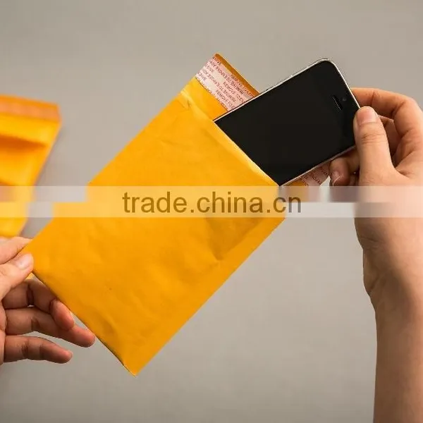 Self Adhesive Kraft Paper and PE Padded Mailer 90*140+40mm photo-3