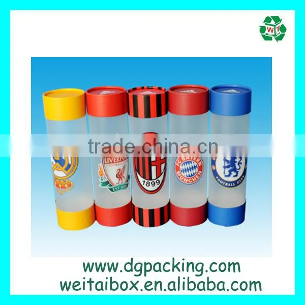 Clear PET PP Plastic Packaging Tubes With Plastic Plug and Handle photo-5