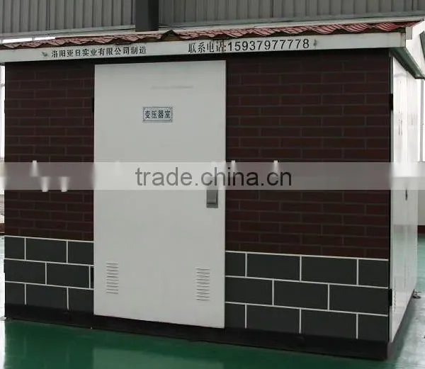 Three Phase 6kv 10kv 35kv Rated Voltage YB Series Pre-installed Type Substation European Type Mobile Substation Transformer