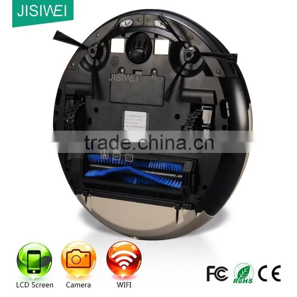 2016 Newest Robot Vacuum Cleaner 3 in 1 Functions JISIWEI S+ Golden Carpet, Wooden Floor, Marble photo-5
