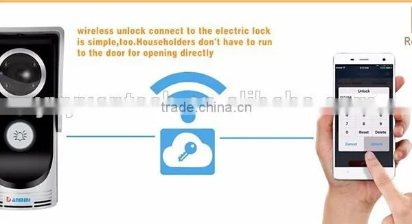 Smart Wireless WiFi Video Doorbell IP Door Camera Eye HD 720P Wireless Doorbell WiFi via Android IOS App Control Intercom photo-5