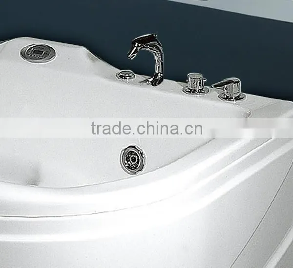 Q311 Best Hot Sale Corner Cheap Modern Double Hydromassage Hot Tub photo-3