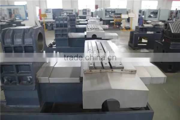 H36 Gang Type Tool Post, Collet Chuck , Flat Bed Linear Guide CNC Lathe Machine photo-2